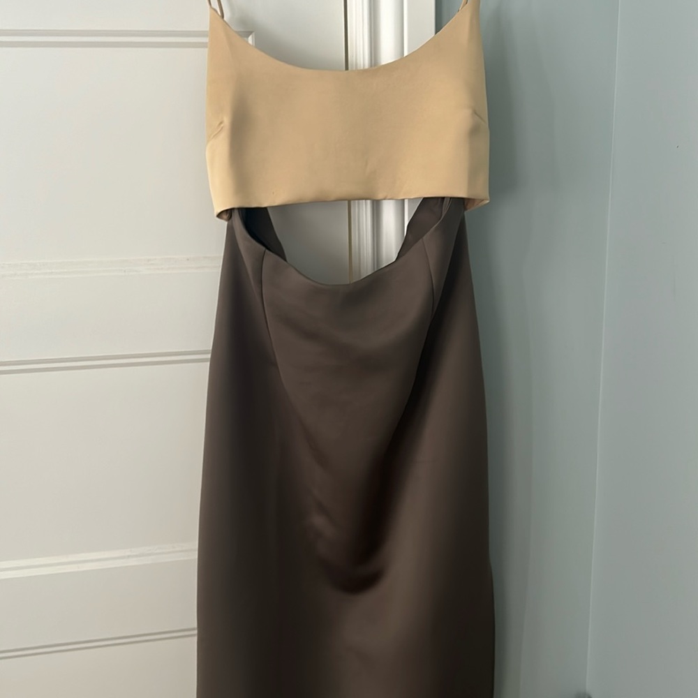 Elegant graduation or wedding guest dress